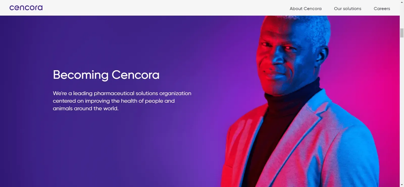 Cencora website screenshot